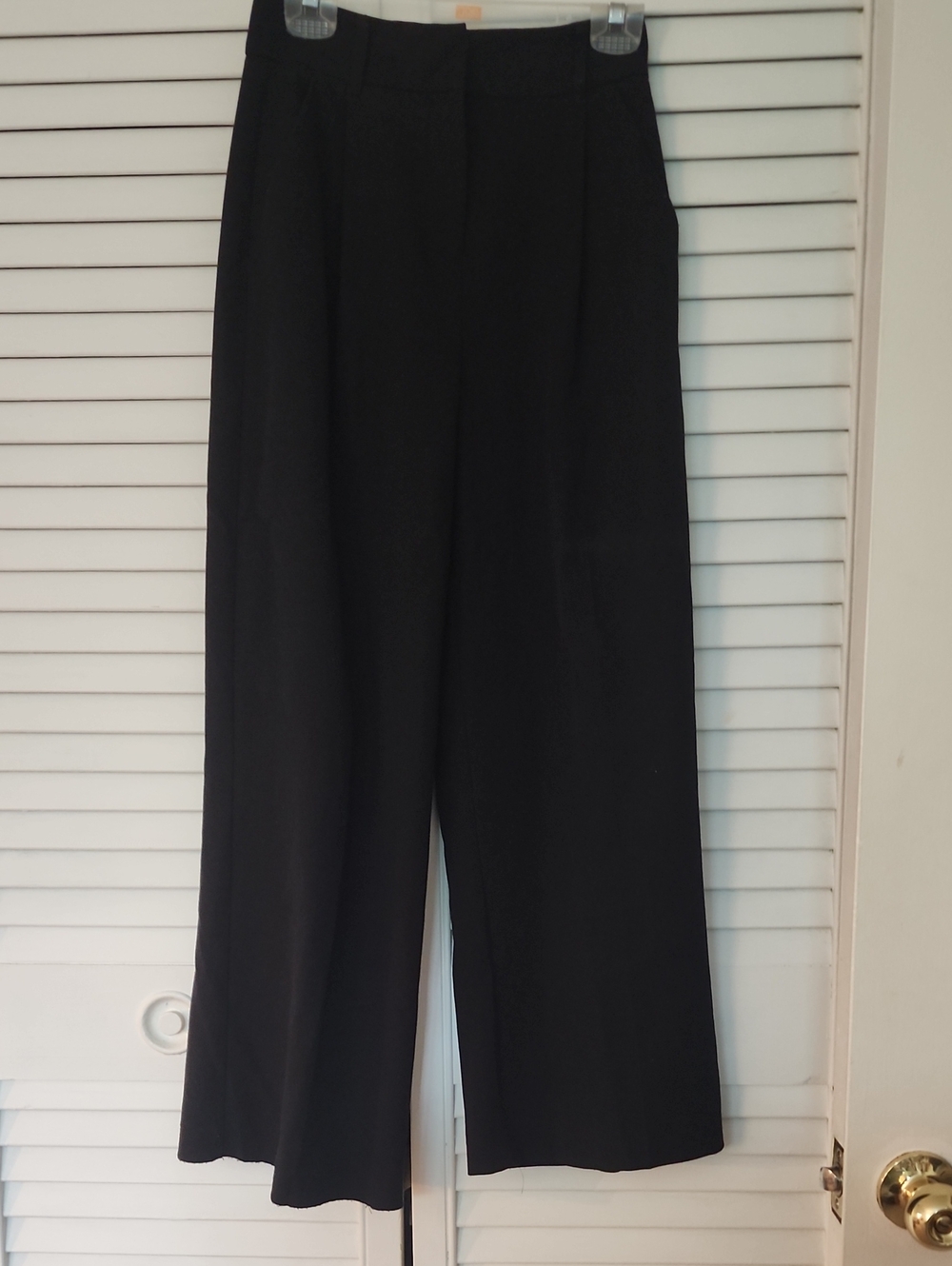 OAK + FORT Black Wide-Leg Trousers